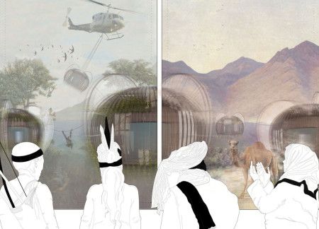 Rammed Earth Structures Featuring Natural Bamboo Integration for Climate-Responsive Living