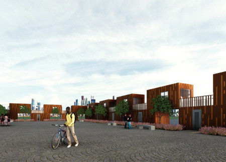 Photovoltaic-Enhanced Housing Designed with Insulated Panels and Community Engagement