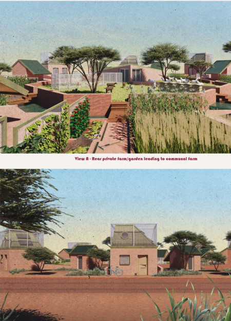 Compressed Earth Blocks and Rainwater Harvesting in a Sustainable Community Shelter