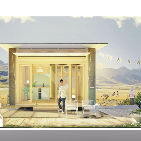 Hempcrete Home with Passive Solar Design and Modular Construction