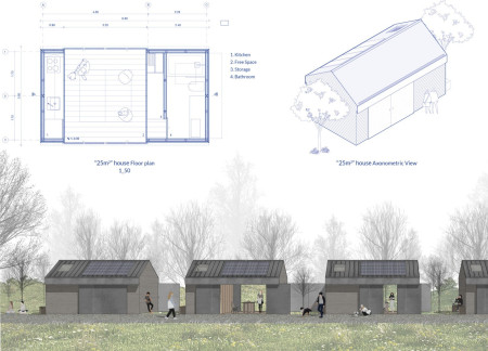 Charred Wood Cladding Enhances Compact Living Solutions in Urban Environments