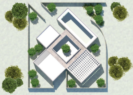 Translucent Glass Facades and Thermal Concrete Structures Create a Harmonious Living Environment