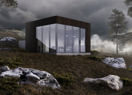 Bunker-Inspired Shelter Using Recycled Concrete and Sandwich Panels