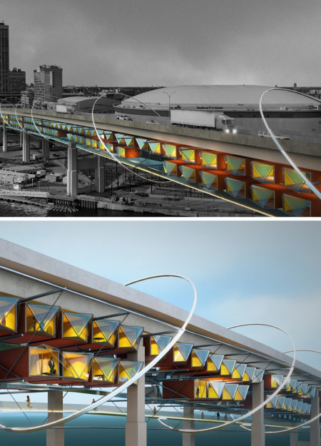 Suspended Living Spaces with Aluminum Composite Panels and Integrated Solar Solutions for Urban Resilience