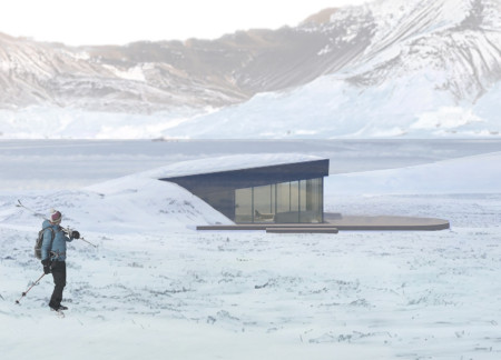 Cross-Laminated Timber and Mossy Stone Create a Sustainable Ski Retreat