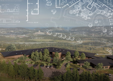 Charred Wooden Shingles and Cross-Laminated Timber Create Healing Spaces in Sustainable Care Facilities