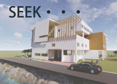 Lattice Screens and Natural Light Define a Coastal Hospice Crafted from Concrete and Wood