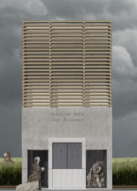 Charred Wooden Shingles Frame a Dialogue-Driven Space for Reflection and Healing