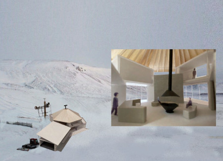 Geothermal Heating and Elevated Design in a Community-Centric Lodge Constructed from Local Timber