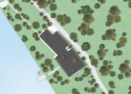 Charred Wooden Shingles and Glass Facades Enhance Healing Spaces Within a Nature-Inspired Healthcare Facility