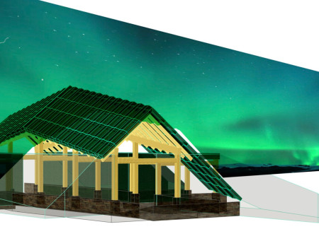 Eco-Friendly Retreat Crafted from Hempcrete and Bamboo in Iceland's Mountain Landscape