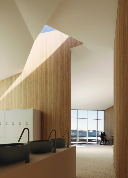 Charred Wooden Shingles and Thermal Mass Shape a Distinctive Ski Resort Experience