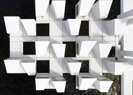 Elevated Community Structures with Bio-Responsive Glass and Steel in Urban Waterfronts