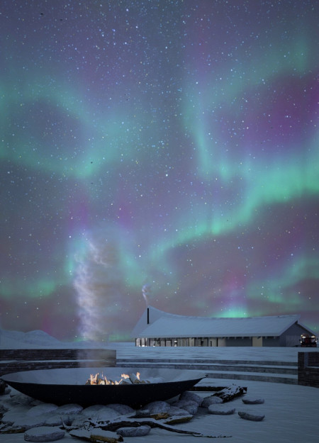 Charred Wood Façades and Geothermal Efficiency in a Ski Lodge Design