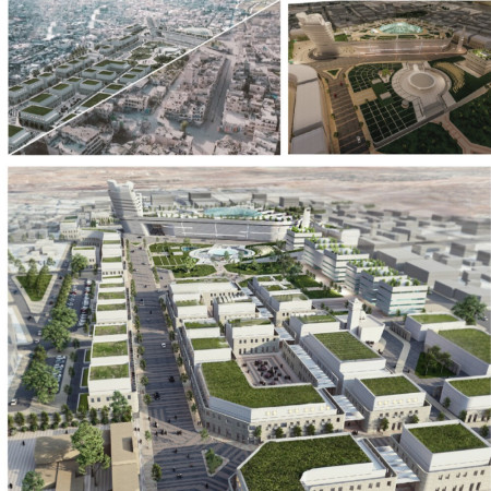 Reimagining Urban Space with Recycled Rubble and Community Gardens for Cultural Reflection