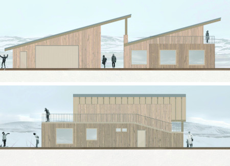 Charred Wooden Shingles and Sustainable Timber Form a Cozy Ski Retreat in Iceland