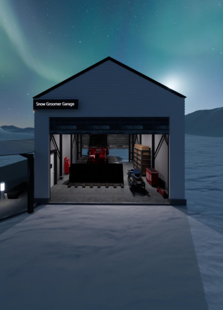 Grass-Covered Roof and Local Stone Facade Enhance Visitor Experience at Sustainable Structure