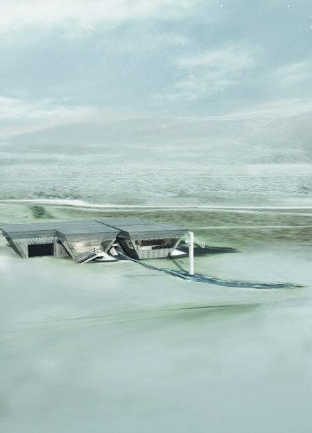 Dynamic Etfe Membrane Roof with Steel Framework in Sustainable Cabin Design