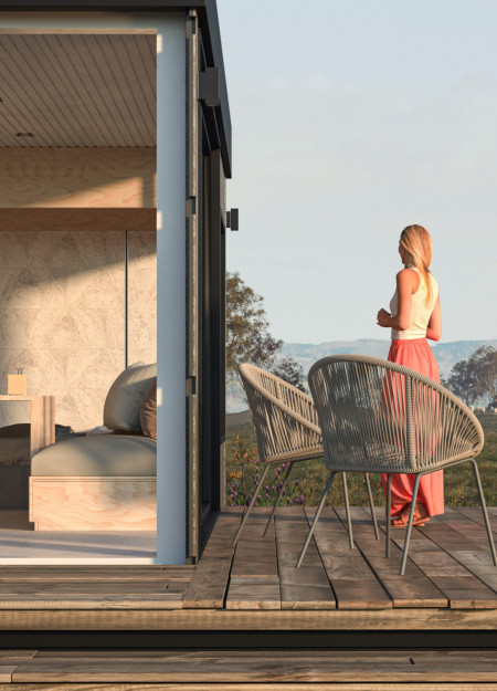 Charred Wood Exterior and Wool Insulation Defining Sustainable Urban Housing