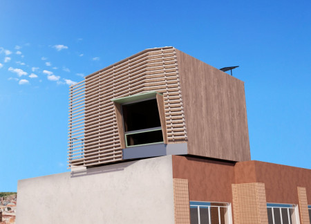 Cross-Laminated Timber Structure Integrating Natural Ventilation for Urban Living
