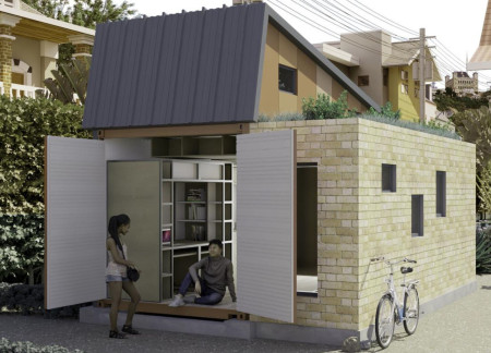 Unfired Bricks and Shipping Containers Create Flexible Living Solutions in Urban Madagascar