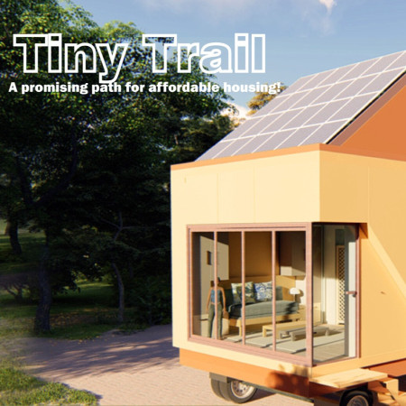 Vertical Gardens and Vacuum Glass Enhance Compact Living in Sustainable Microhomes