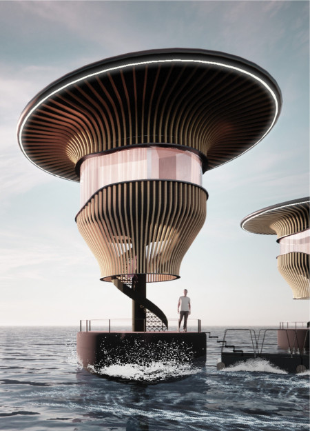 Wave-Powered Homes Featuring Aluminum Composite Structures and Integrated Desalination Systems
