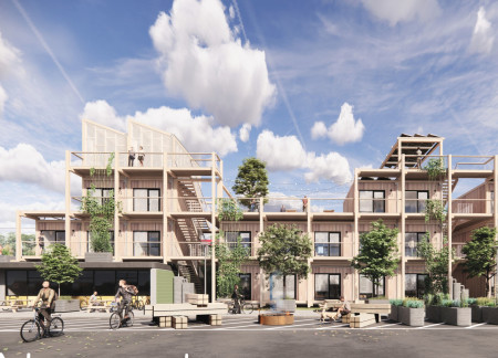 Sustainable Living Through Modular Microhomes Built with Recycled Plastics and Green Roofs