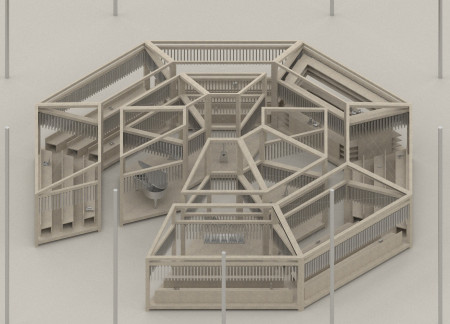 Charred Wood and Modular Stages Creating Interactive Outdoor Performance Spaces