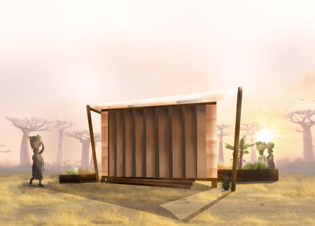 Earth Walls and Banana Leaves Form a Sustainable Microhome Emphasizing Community Resilience