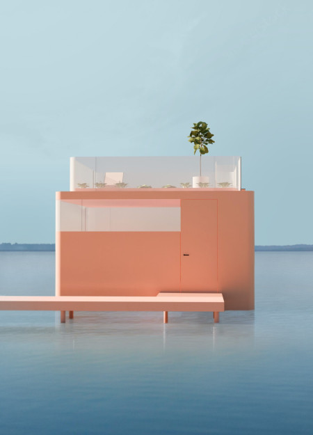 Vertical Hydroponics and Ecolux Skylights in a Compact Urban Dwelling