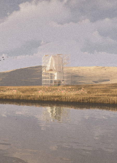 Expansive Community Spaces Created with Flexible 3d Mesh and Sustainable Materials