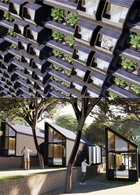 Microhomes Constructed Using Rubberwood for Sustainable Urban Living
