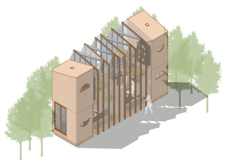 Sustainable Living Through Cornstarch Bioplastics and Modular Design in Eco-Friendly Housing