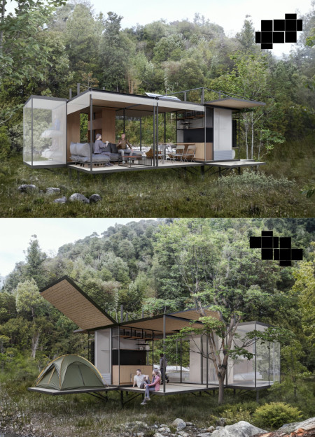 Cross-Laminated Timber and Foldable Structures Enhance Adaptive Living in Patagonia