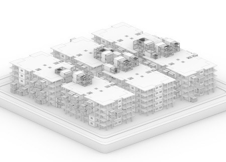 Modular Living Units with Steel Frame and OSB Board Construction for Urban Resilience