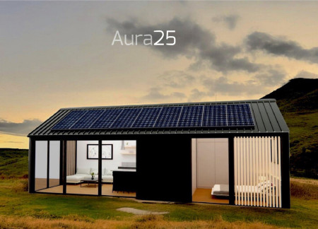 Dual-Pitch Roof with Charred Timber Facade Enhances Sustainable Micro Living