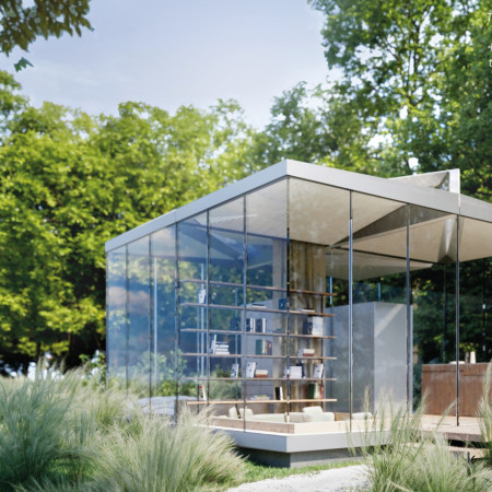 Laminated Glass and Engineered Wood Create Flexible Living Spaces Focused on Natural Light