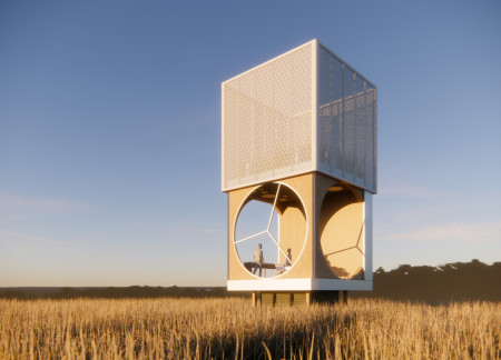 Cross-Laminated Timber and Perforated Veils in Adaptive Urban Living