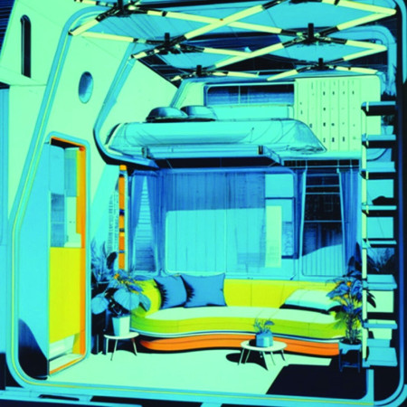 Charred Wooden Shingles and Quadcore Panels in Compact Housing Solution for Disaster Resilience