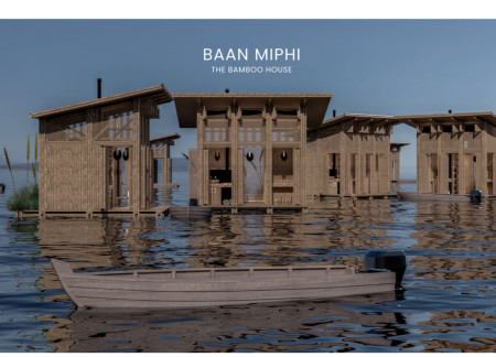 Floating Homes Crafted from Bamboo and Enhanced with Sustainable Solar Solutions