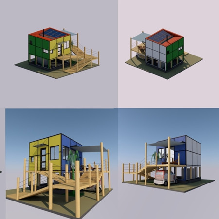 Charred Wooden Shingles and Cross-Laminated Timber Panels Redefining Sustainable Living Solutions