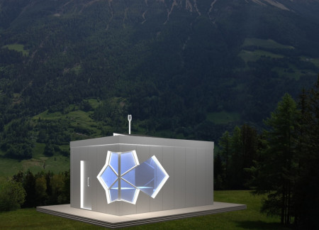 Energy-Neutral Residence Featuring Polygonal Photovoltaic Panels and Geothermal Systems