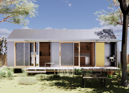 Sustainable Living Through Kooltherm Insulation and Hardwood Integration in Compact Housing