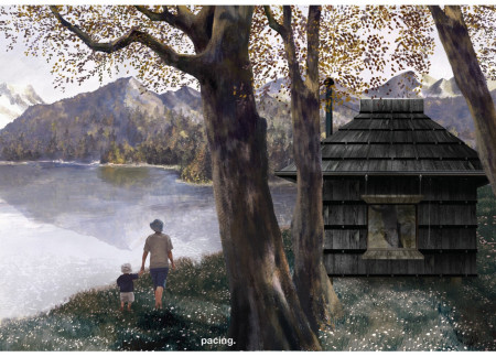 Cross-Laminated Timber and Charred Wood Create a Compact Retreat in the Alps