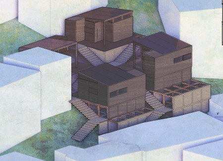 Charred Wood and Recycled Plastic Create Sustainable Housing Solutions in Tegucigalpa