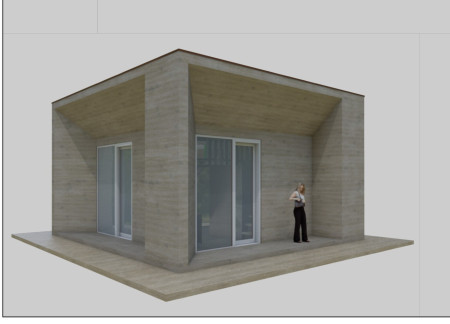 Rotating Structure with Photovoltaic Panels and Integrated Storage Solutions for Compact Living