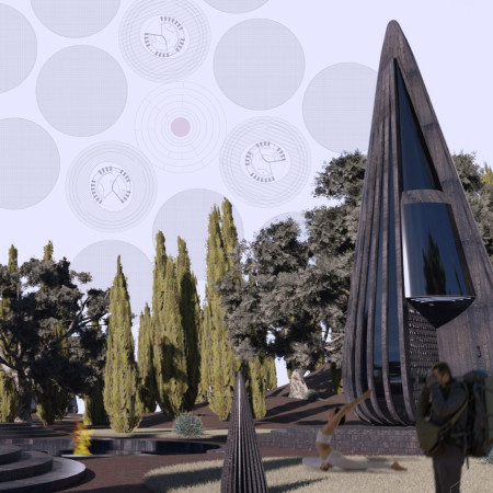 Charred Wooden Shingles and Cross-Laminated Timber Panels Create a Sustainable Cabin Experience