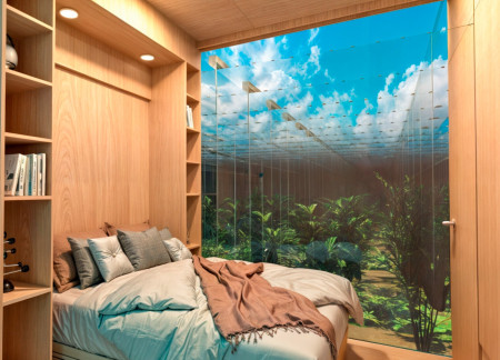 Reflective Glass Facades and Photovoltaic Energy Systems in a Sustainable Urban Microhome