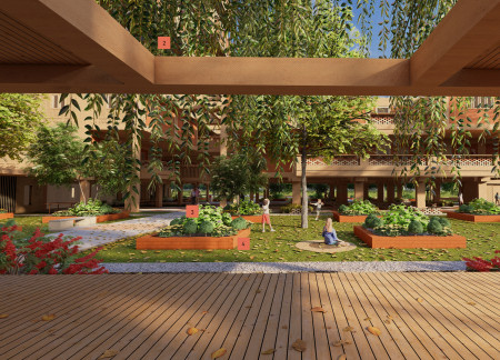 Charred Wooden Shingles and Cross-Laminated Timber Create a Modern Interpretation of Cultural Heritage